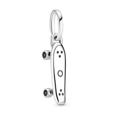 Ciondolo My Life in argento sterling 925 - Smalto per unghie nero 