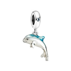 My Life Charm aus 925 Sterling Silber - Schwarzer Nagellack-Anhänger 