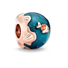 My Life Charm aus 925 Sterling Silber - Schwarzer Nagellack-Anhänger 