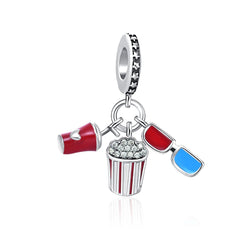 Ciondolo My Life in argento sterling 925 - Smalto per unghie nero 