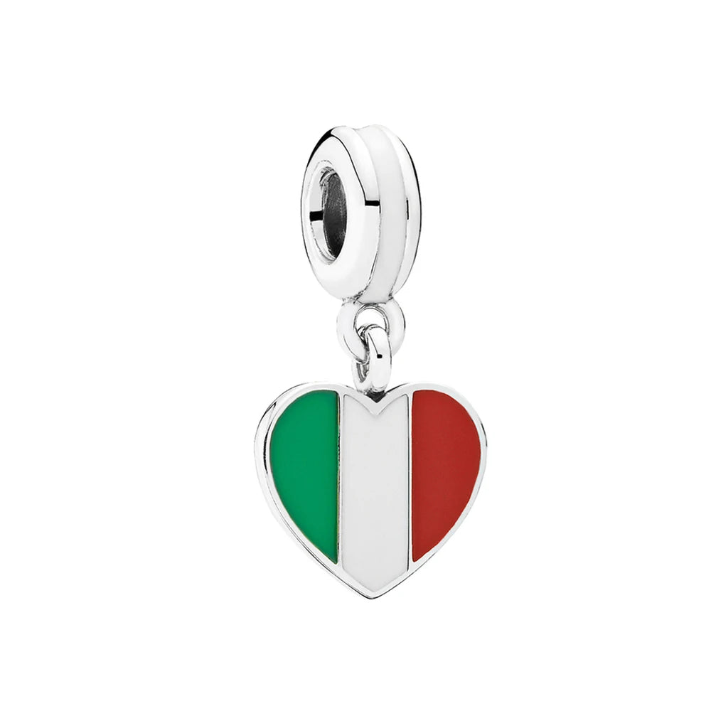Ciondolo My Life in argento sterling 925 - Smalto per unghie nero 