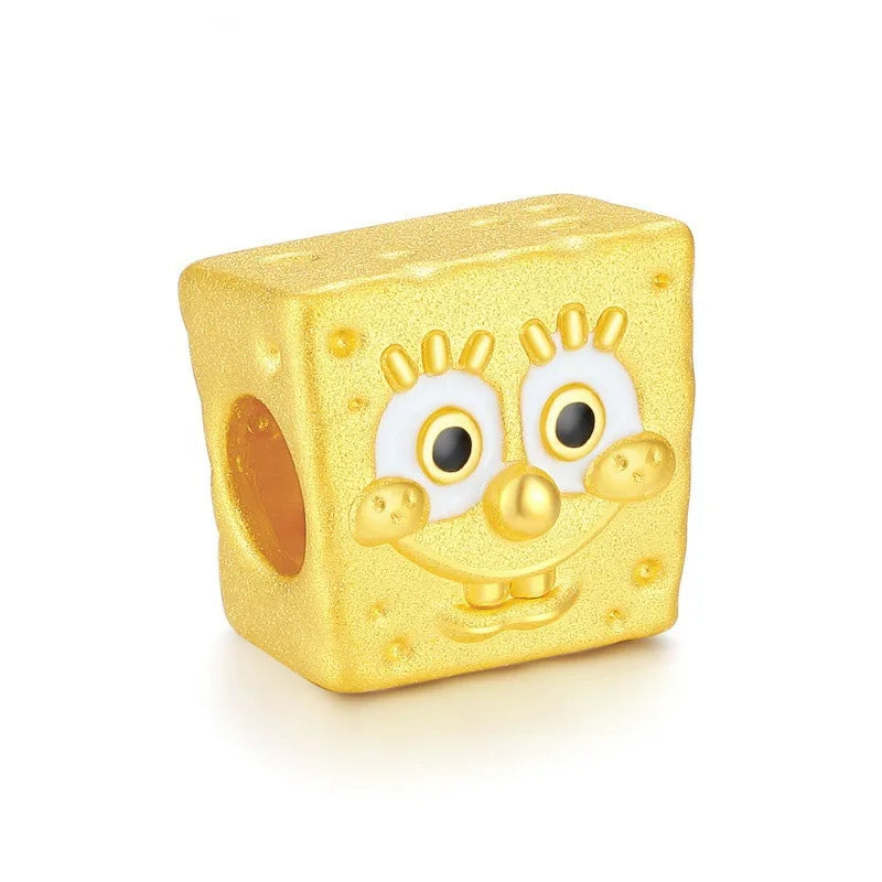 Golden Sponge - My Life Charm in 925 Sterling Silver