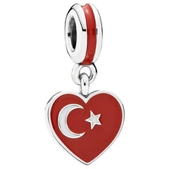 Ciondolo My Life in argento sterling 925 - Smalto per unghie nero 