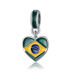 Ciondolo My Life in argento sterling 925 - Smalto per unghie nero 