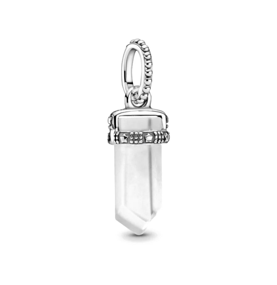 Ciondolo My Life in argento sterling 925 - Smalto per unghie nero 