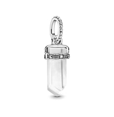 Ciondolo My Life in argento sterling 925 - Smalto per unghie nero 