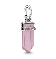 Ciondolo My Life in argento sterling 925 - Smalto per unghie nero 