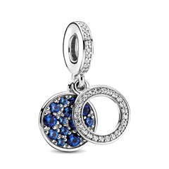 My Life Charm aus 925 Sterling Silber - Schwarzer Nagellack-Anhänger 