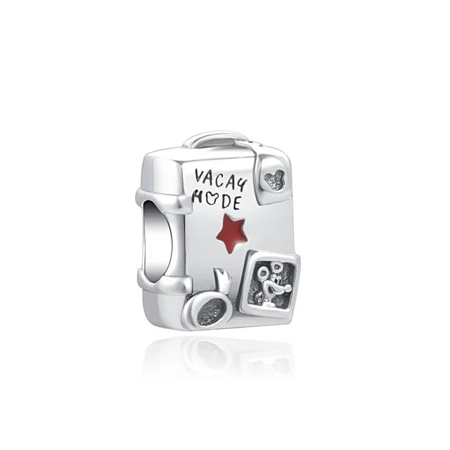Ciondolo My Life in argento sterling 925 - Smalto per unghie nero 