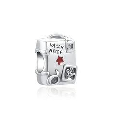 Ciondolo My Life in argento sterling 925 - Smalto per unghie nero 