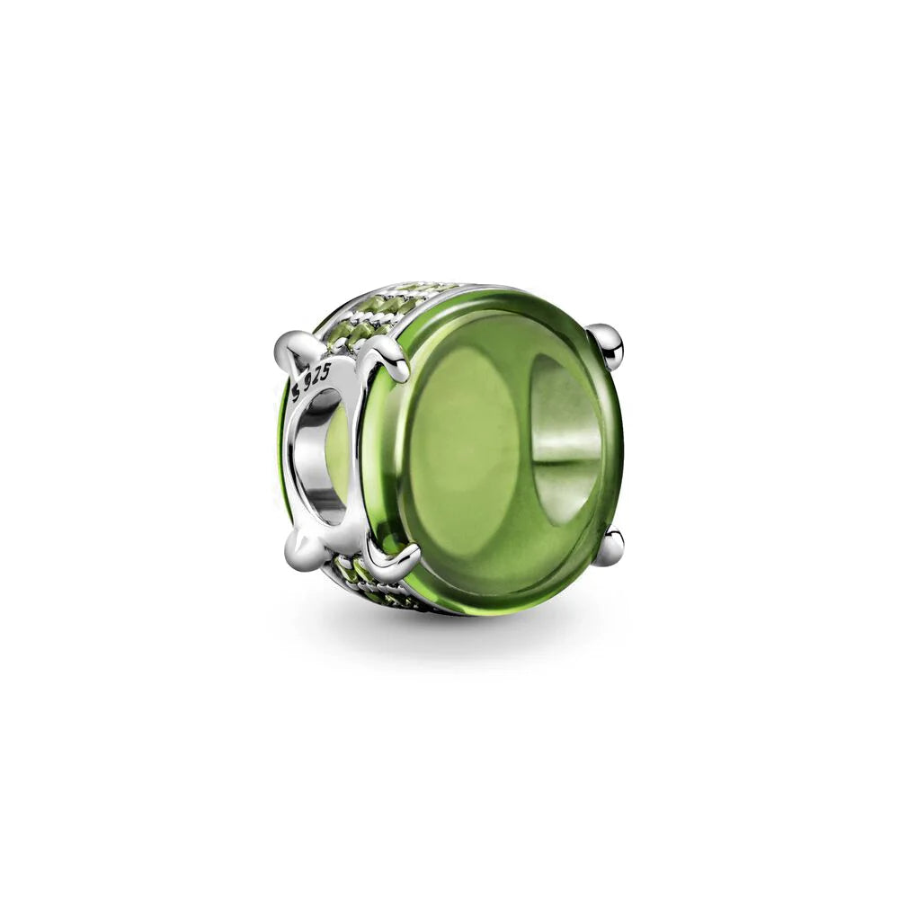Ciondolo My Life in argento sterling 925 - Smalto per unghie nero 