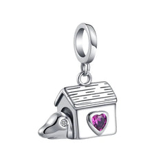 Ciondolo My Life in argento sterling 925 - Smalto per unghie nero 