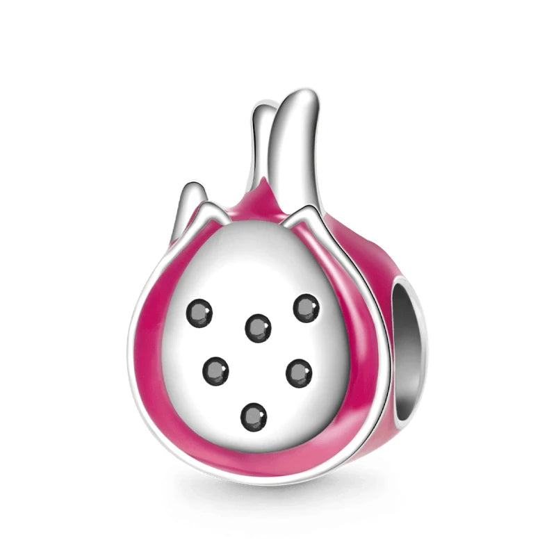 Dragon Fruit Charm - My Life Pendant in 925 Sterling Silver