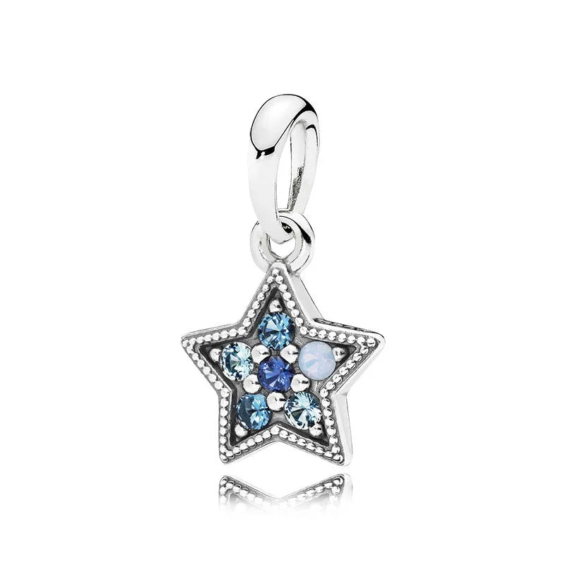 My Life Charm aus 925 Sterling Silber - Schwarzer Nagellack-Anhänger 
