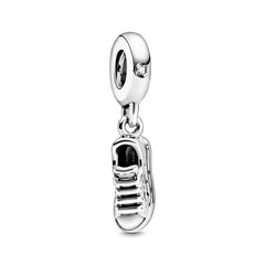 Ciondolo My Life in argento sterling 925 - Smalto per unghie nero 