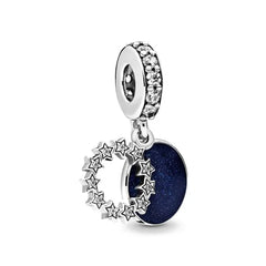 Ciondolo My Life in argento sterling 925 - Smalto per unghie nero 