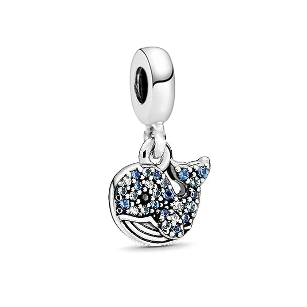 My Life Charm aus 925 Sterling Silber - Schwarzer Nagellack-Anhänger 