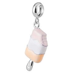 Pastel Ice Cream Pendant - My Life Charm in 925 Sterling Silver