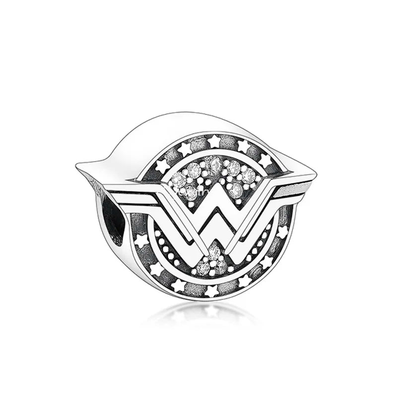 Wonder Woman Emblem - My Life Charm in 925 Sterling Silver