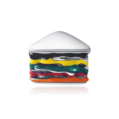 Colorful Sandwich Charm - My Life Pendant in 925 Sterling Silver