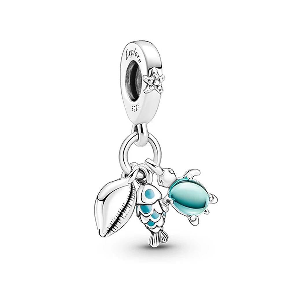 My Life Charm aus 925 Sterling Silber - Schwarzer Nagellack-Anhänger 