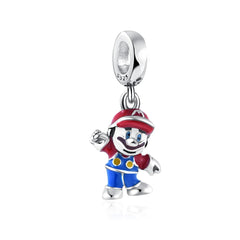 Super Plumber Pendant - My Life Charm in 925 Sterling Silver
