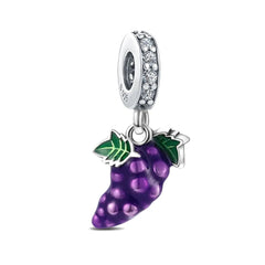 Sweet Grape Pendant - My Life Charm in 925 Sterling Silver