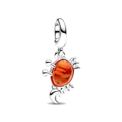 Fiery Crab Pendant - My Life Charm in 925 Sterling Silver