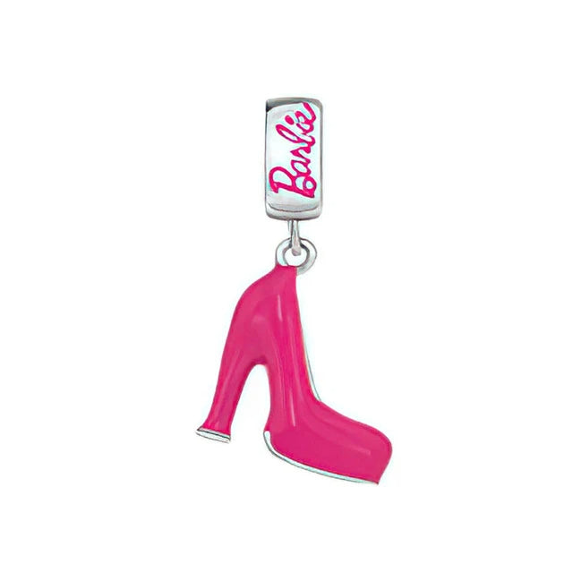 Barbie Pink High Heel Pendant - My Life Charm in 925 Sterling Silver