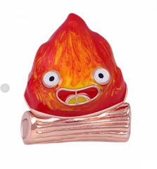 Calcifer Flame Charm - My Life Pendant in 925 Sterling Silver