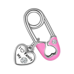 Ciondolo My Life in argento sterling 925 - Smalto per unghie nero 