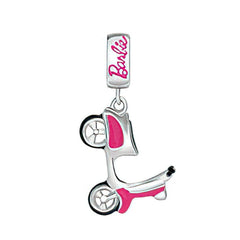 Barbie Scooter Pendant - My Life Charm in 925 Sterling Silver