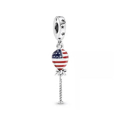 American Spirit Balloon Pendant - My Life Charm in 925 Sterling Silver