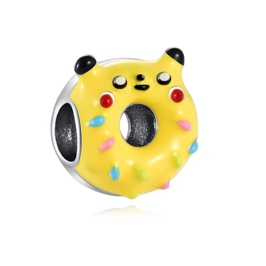 Sweet Pikachu Donut - My Life Charm in 925 Sterling Silver