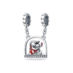 Ciondolo My Life in argento sterling 925 - Smalto per unghie nero 