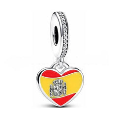 Ciondolo My Life in argento sterling 925 - Smalto per unghie nero 