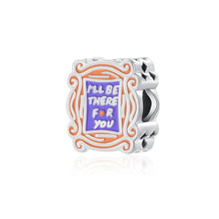 Friends DoorFrame Charm - My Life Pendant in 925 Sterling Silver