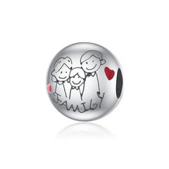 Ciondolo My Life in argento sterling 925 - Smalto per unghie nero 