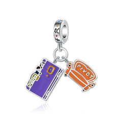 Friends Pivot and Door Pendant - My Life Charm in 925 Sterling Silver