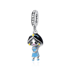 My Life Charm aus 925 Sterling Silber - Schwarzer Nagellack-Anhänger 