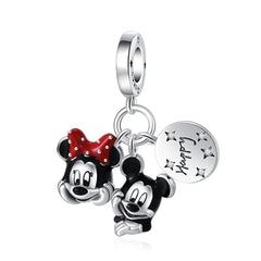 My Life Charm aus 925 Sterling Silber - Schwarzer Nagellack-Anhänger 