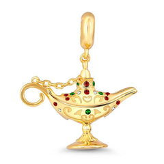 Magic Wish Lamp Pendant - My Life Charm in 925 Sterling Silver