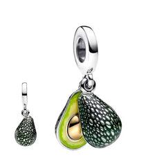 Avocado Love Pendant - My Life Charm in 925 Sterling Silver