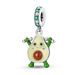 Strong Avocado Pendant - My Life Charm in 925 Sterling Silver