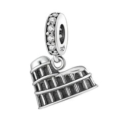 Ciondolo My Life in argento sterling 925 - Smalto per unghie nero 