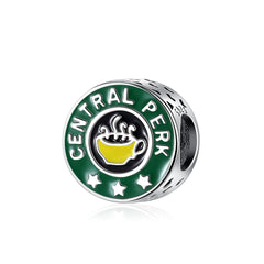 Friends Central Perk Charm - My Life Pendant in 925 Sterling Silver