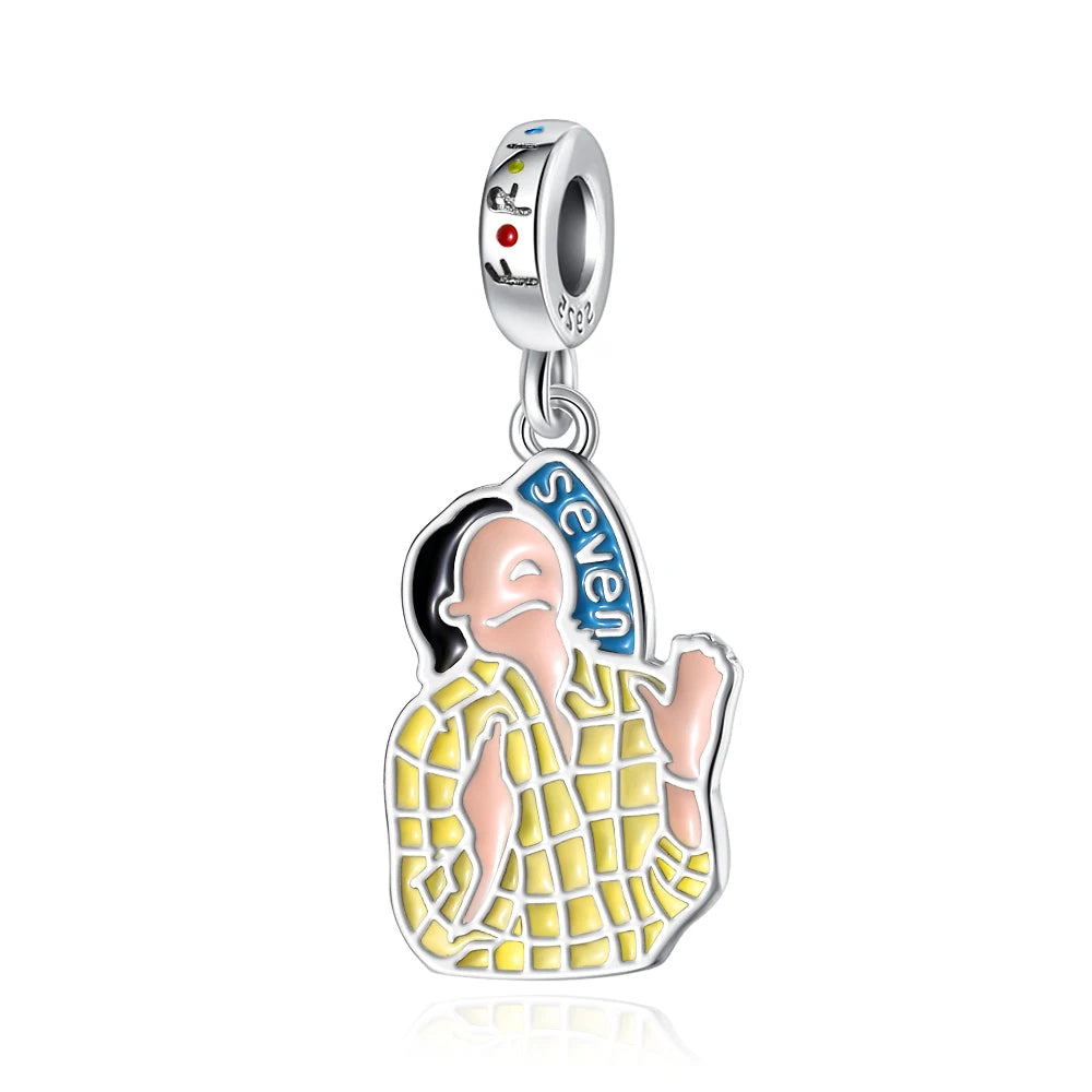 Friends Monica Seven Pendant - My Life Charm in 925 Sterling Silver