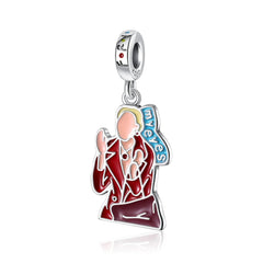 Friends Phoebe My Eyes Pendant - My Life Charm in 925 Sterling Silver