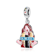 Friends OhMyGod Pendant - My Life Charm in 925 Sterling Silver