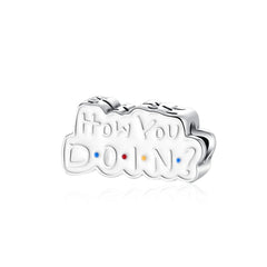Friends How You Doin Charm - My Life Pendant in 925 Sterling Silver